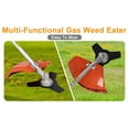 thumbnail image 5 of 2 in 1 Weed Wacker Gas, 52cc 2-Stroke Gas Weed Eater, String Trimmer/Edger with with Extension Pole, 8500RPM Strong Power & 2025 Upgraded Weed Eater Gas Powered for Yard and Garden, 5 of 7