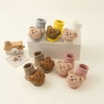thumbnail image 4 of ZYHARUKO Anti Skid Cotton Socks for Kids Cute Bear Decor Non Slip Floor Shoes Soft and Comfortable Socks for 0-1T Boys Girls, 4 of 19