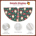 thumbnail image 3 of Sikiie Santa Claus Christmas Tree Skirt, Christmas Tree Decorations, Christmas Decor, Tree Mat Decoration(30-48IN)-48", 3 of 6