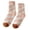 Light Pink, variant on CNEJRHG 1Pair Womens Diagonal Striped Color Block Coral Fleece Socks Fuzzy Plush Mid Calf Socks for Women Autumn Winter Warm Cozy Winter Lounge Sleeping Floor Crew Socks, US Size 5-9 Green