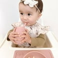 thumbnail image 4 of ezpz Mini Cup + Straw Training System (Coral) - 100% Silicone Training Cup for Infants + Toddlers - Designed by a Pediatric Feeding Specialist - 9 Months+, 4 of 9