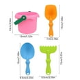 thumbnail image 3 of Staron 4Pcs Kids Beach Toys with Shovels and Bucket, Portable Sand Play Set for Toddlers, Outdoor Beach Toys for Summer Fun and Family Activities, 3 of 6