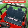 thumbnail image 5 of Joyracer 24V 2 Seater Kids Ride on Truck with Remote Control, 4×200W Motor, Electric Battery Powered Toys Car w/ 4 Wheels Spring Suspension, 3 Speeds, LED Lights, Bluetooth Music, Red, 5 of 10