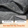 thumbnail image 4 of Rug Pad 4' x 6' Protective Carpet Pad 0.47" Thick for All Floors, 4 of 6