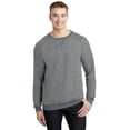 thumbnail image 1 of Jerzees Men's Snow Heather French Terry Raglan Crew 91M, 1 of 1