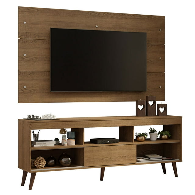 Mueble Mesa Para Tv Rack Madesa Detroit y Panel Hasta 65 MM