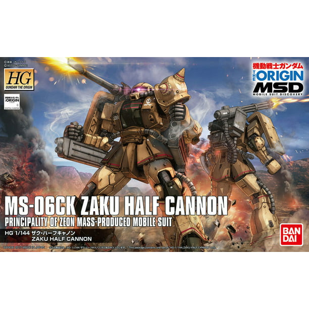 Bandai Hobby Gundam The Origin Zaku I Half Cannon HG 1/144 Model Kit ...