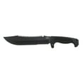 thumbnail image 3 of S.O.G JUNGLE PRIMITIVE FIXED 9.5" 420 STAINLESS MACHETE SYNTHETIC RUBBER BLACK, 3 of 7