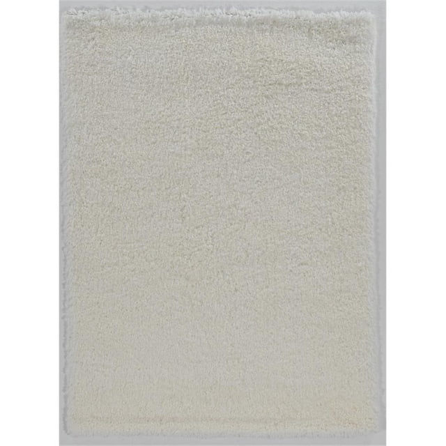 Riverbay Furniture 8' x 10' Shag Area Rug in White