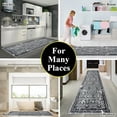 thumbnail image 3 of Boho Runner Rug, Non Slip Washable Shaggy Soft Carpet Area Rug for Hallways Entryway Bedroom, 3 of 15