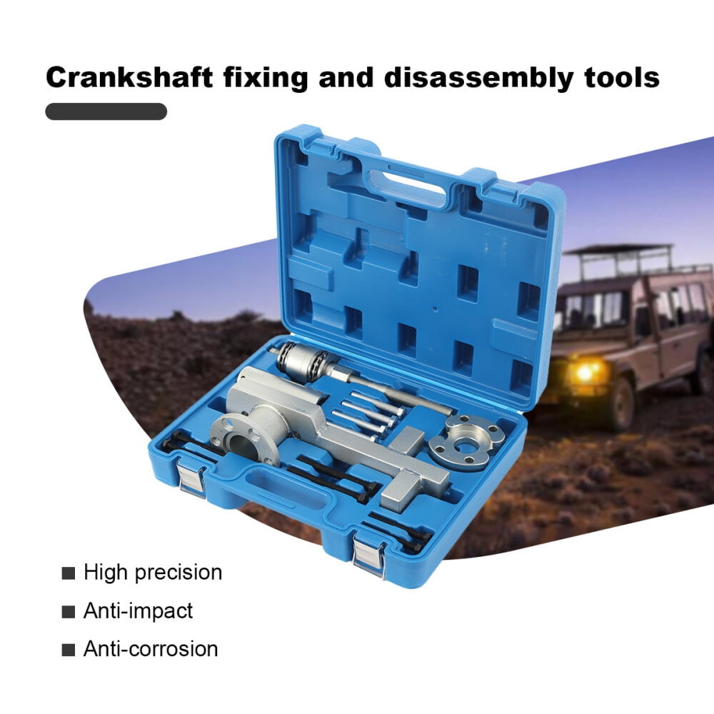 NICCOO Crankshaft Pulley Puller Set, Crankshaft Damper Pully Removal Install Tool Compatible with Jaguar Land Rover