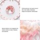 thumbnail image 2 of Árbol de la vida atrapasueños decoración de pared de plumas rosadas con piedra de cristal natural curativo perfecto hecho a mano decoración del hogar y decoración del dormitorio Feliz Sencillez, 2 of 5