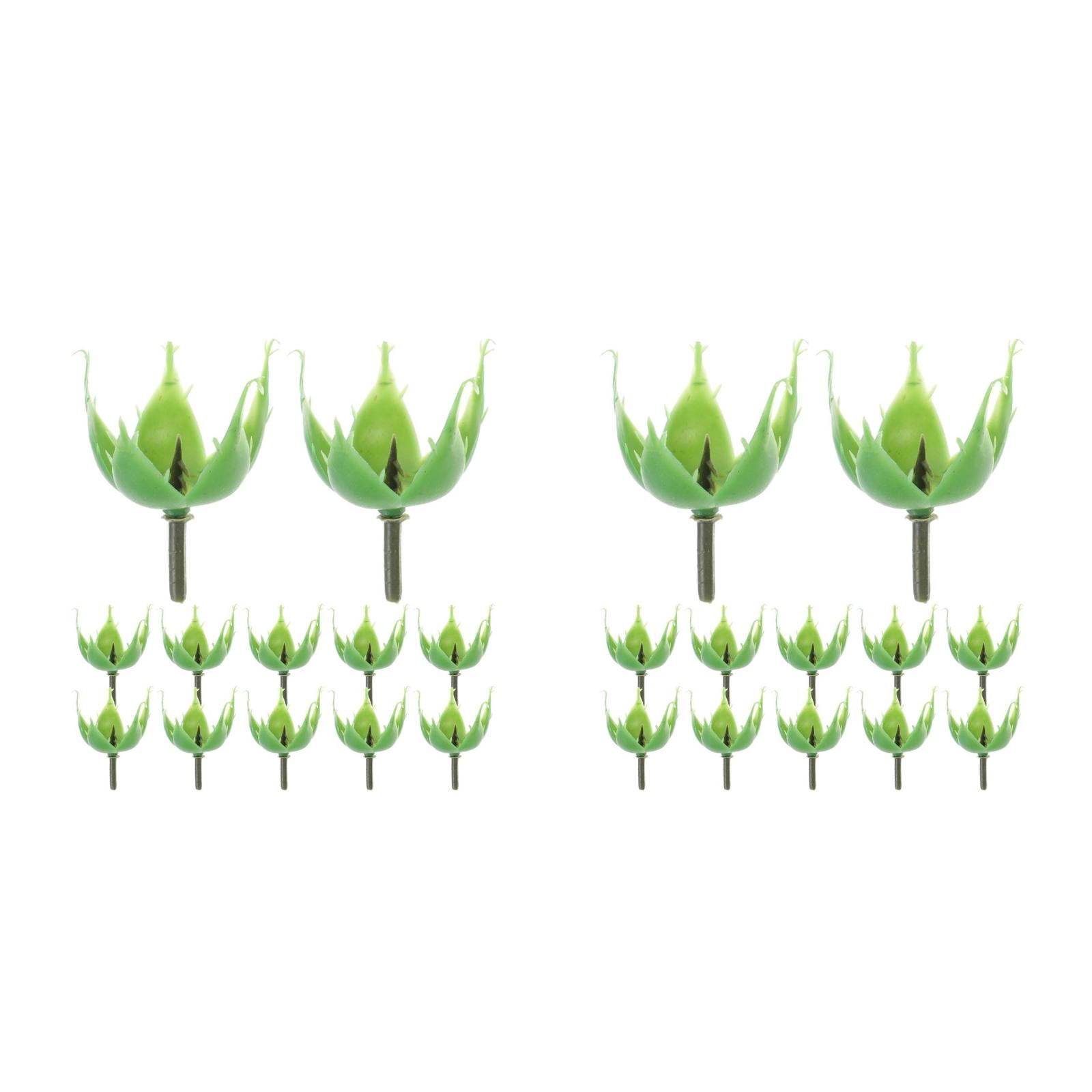 Hemoton 400 pcs Plastic Flower Holders for Bouquet Making, Preserved Flowers, Floral Craft Supplies and Accessories