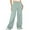Green Pants for women, variant on Casual Long Pants Comfortable Home Pants Pocket Design Lightweight Soft Versatile Wide Leg Sports Pants Ankle-Length Ideal for Daily Wear Fashion Summer Essentials Yellow M