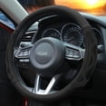 thumbnail image 2 of FH Group Universal PU Leather Car Steering Wheel Covers w/ Anti-Slip Grip Fits 14.5"-15.5", 2 of 6