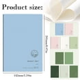thumbnail image 3 of Kraft Composition Notebooks Bulk, A5 Size Lined Paper Journaling Notebooks with Soft Cover, 35 Pages Travel Journal, Office Stationery Supplies, Random Color, 1 Pc,Light Colors, 3 of 9