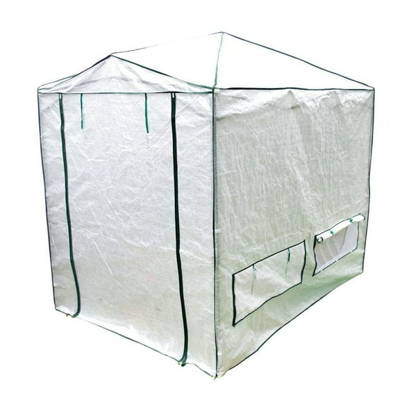 NorWestOutdoor 6'W x 8'D x 7'H Pop Up Greenhouse- White