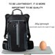 thumbnail image 3 of Wosthever Soporte de almacenamiento impermeable 10L de gran capacidad multifunción ajustable bolsas de equipaje ciclismo Camping Mochilas de mochilero Naranja, 3 of 6