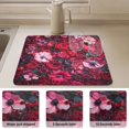 thumbnail image 6 of BZSMCE Dish Drying Mats Diatom Crimson Elegance Creativity Pattern Mud Drain Pad, 6 of 9