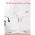 thumbnail image 4 of EASTIN Makeup Rechargeable Lighted Vanity Table 3 Color Modes 90 Degree Rotation Desk Light Up Mirror（Buy 2 Get 1 Free）, 4 of 9