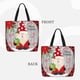 thumbnail image 2 of Fotbe Gnome And Buffalo Plaid Bolsa Tote con Estampado para Mujer, Bolsos con Cremallera, Bolsa de Hombro Casual de Gran Capacidad con Bolsillos Internos, 2 of 7