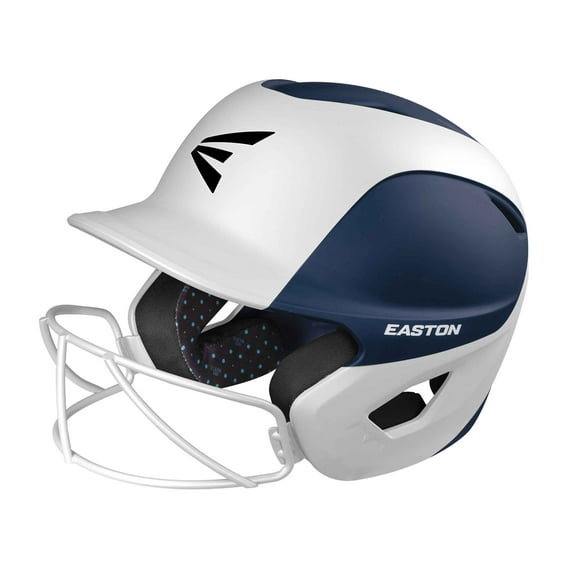 Easton Small Ghost Fastpitch Batting Helmet, Navy/White Matte Finish (Small)