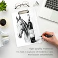 thumbnail image 3 of FORMRS Acrylic Clipboard with Low Profile Clip Standard A4 Letter Size, 12.5" x 9", Horse Wine, 3 of 8
