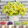 thumbnail image 2 of 3 Bunches Artificial Rose Elegant Simulated Flowers Fake Roses for Party Decor, 2 of 7