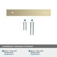 thumbnail image 5 of Amerock Maymont 5-1/16 inch (128mm) Center-to-Center Rectangle Golden Champagne Cabinet Pull Backplate, 5 of 7