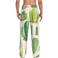 thumbnail image 3 of Daiia Cactus And Succulent Men's Sleep Pant with Pockets and Drawstring,Pajama Pants-Small, 3 of 9