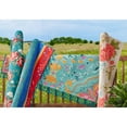 The Pioneer Woman Folk Geo Outdoor Rug, 5" x 7" - Turquoise Color