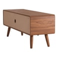 thumbnail image 6 of New Pacific Direct Wilson 45.5" Wood Slat Low-profile TV Stand in Brown/Walnut, 6 of 9