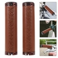 thumbnail image 1 of AURARMLET 2Ud Protector Para Manillar De En PU Marrón Con Absorción De Impactos Y Vintage, 1 of 6