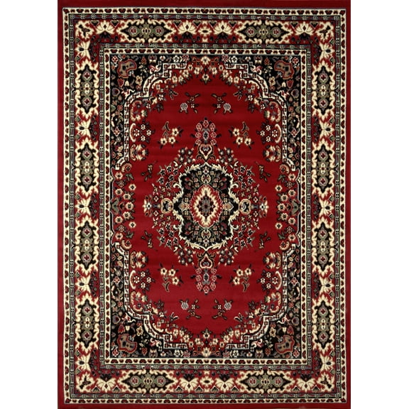 Rugs Red Oriental 2x8 Area Rug Traditional Persian Bordered Runner Carpet Rugs - Actual Size 1'9" x 7'2"
