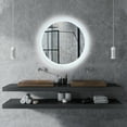thumbnail image 4 of LUXMOD LED Lighted Bathroom Wall Mounted Mirror with High Lumen+Anti-Fog Separately Control+Dimmer Function, 4 of 8