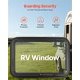 thumbnail image 3 of VEVOR RV Exit Window, 30" W x 20" H Tinted RV Window with Net Screen and Trim Ring, Fit for 1 1/4" - 1 13/16" Thickness Wall, RV Window Replacement for Teardrop Cargo Trailer Camper, DOT Approved, 3 of 9