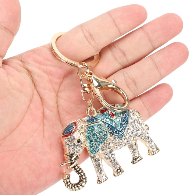 LLavero De aleación Con Patrón De Animales, Y Elegante, Bolso Para Niñas, Decoración, Juguete De Regalo, 2 Uds.