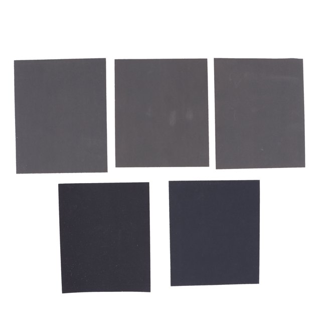 5pcs Juguete Papel Esmerido Negro para Muñeca DIY Accesorios de Maquilje de Cara Accesorio Sunnimix Muñeca DIY Accesorio para la cara