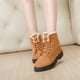 thumbnail image 4 of Botas de nieve Botas casuales para mujer Botas planas de invierno con algodón Botas cortas Zapatos de algodón para mujer Wmkox8yii ghj1804, 4 of 8