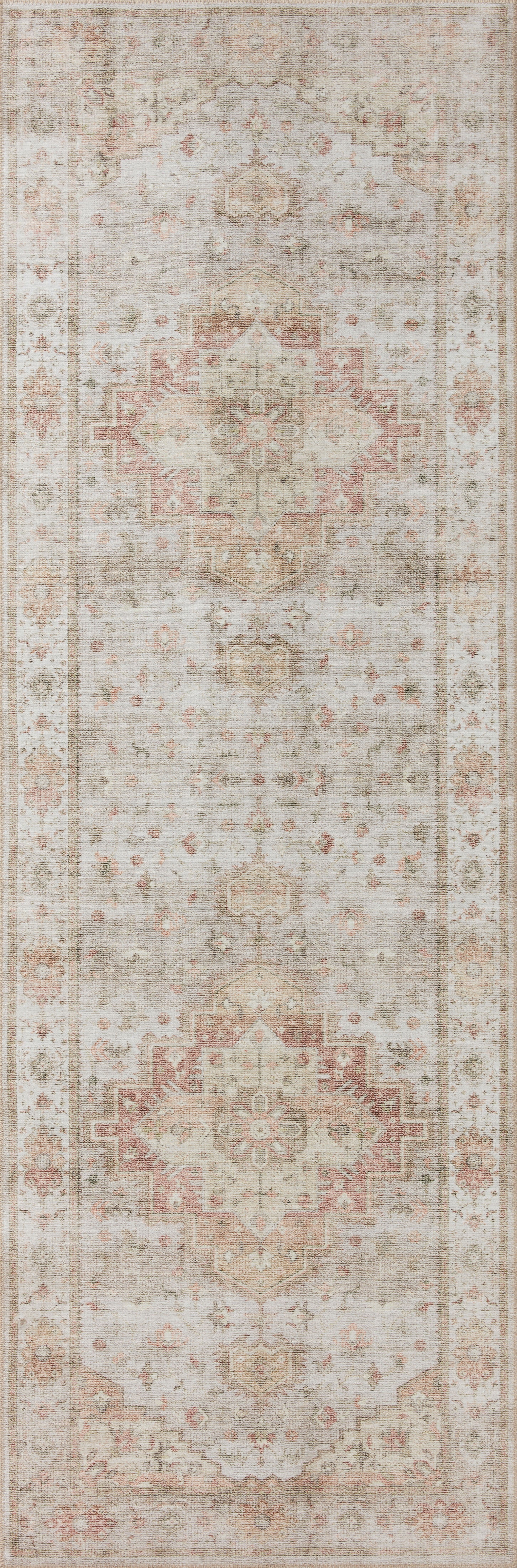 Loloi Heidi Collection HEI-02 Sage / Multi, Oriental Area Rug 7'-6" x 7'-6" Round