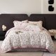 thumbnail image 1 of Floral Funda Nórdica Twin Rosa Floral Ropa de Cama de Algodón Set Twin Tamaño Chica Comforter, 1 of 7