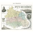 thumbnail image 3 of Migeon 17x15 Black Modern Framed Museum Art Print Titled - Puy de Dome Department France - Migeon 1869, 3 of 5