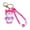Pink, variant on Kkkded Keychain Pendant for Schoolbags Adorable Cartoon Keychain, Stylish & Eco-friendly. Long Lifespan Cute Couple Pendant.