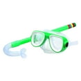 thumbnail image 3 of Juego de snorkel para niños shamjiam equipo de snorkel máscara de buceo verde, 3 of 8