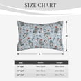 thumbnail image 4 of Zufioo Winter Gnome And Snowman Print Double-sided Plush Pillow Cover,Decorative Pillow Protector without Pillow Core, Suitable for Sofa, Bedroom, Car-14"x20", 4 of 6
