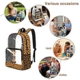 thumbnail image 4 of FKELYI Cartoon Giraffe Print Clear Backpacks for Elementary Student 17 Inch Schoolbag Transprent School Bookbag Boys Girls Casual Daypack Lightweight Travel Bags, 4 of 7