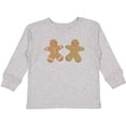thumbnail image 3 of Inktastic Twin Gingerbread Boy and Girl Co Boys or Girls Long Sleeve Toddler T-Shirt, 3 of 5