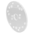 thumbnail image 1 of Router Plate Kit, 6 1/2in Dia 1/4in Thick Woodworking High Visibility Seamless Work Easy To Observe Acrylic Router Base Plate  for Trimmed Routers for, 1 of 8