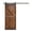 Dark Walnut, variant on Coast Sequoia Inc Coast Sequoia 38in x 84in K Series Pine Wood Sliding Barn Door With Hardware Kit Dark Walnut