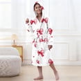 thumbnail image 4 of Ropa de cama Ropa infantil Albornoz grueso con capucha alargado Pijamas de terciopelo para niñas Camisón de poliéster para niñas, 4 of 7